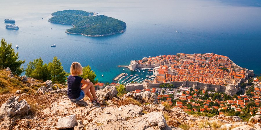 Panorama su Dubrovnik 