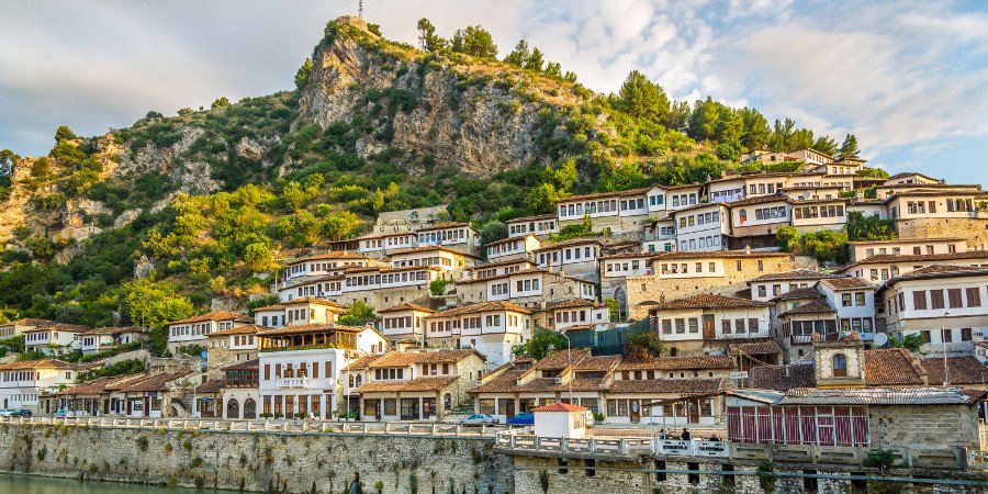 La vecchia città di Berat