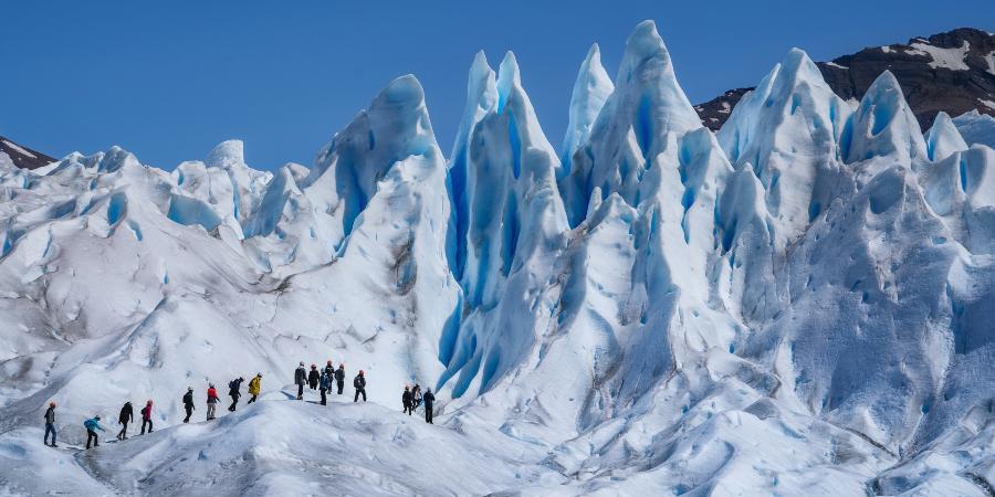 Trekking sul ghiacciaio
