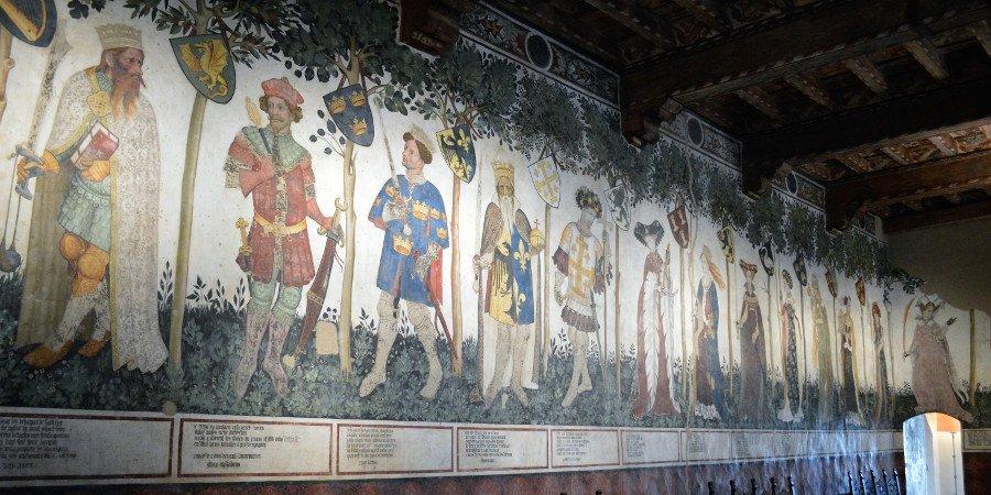 Castello della Manta, sala degli affreschi